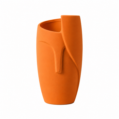 Nordic Abstract Face Decorative Vase