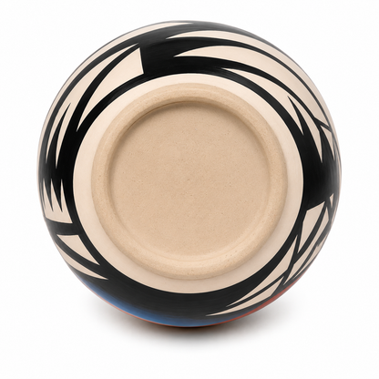 Southwestern Ceramic Desert Blue Pot