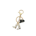 Western Cowboy Hat and Boots Metal Key Ring Chain