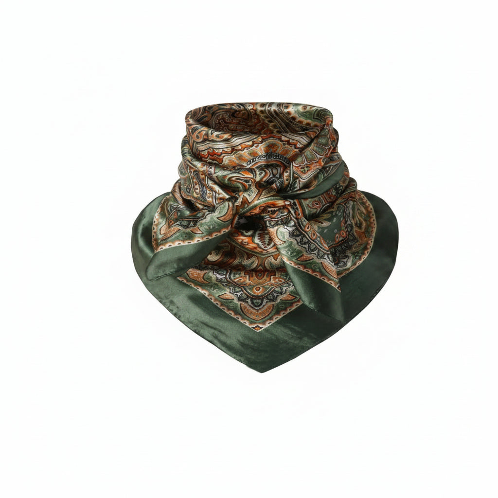 Large Western Cowboy Wild Rag Bandana Neck Scarf