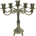Decorative candle holder with five candle holders on a white background