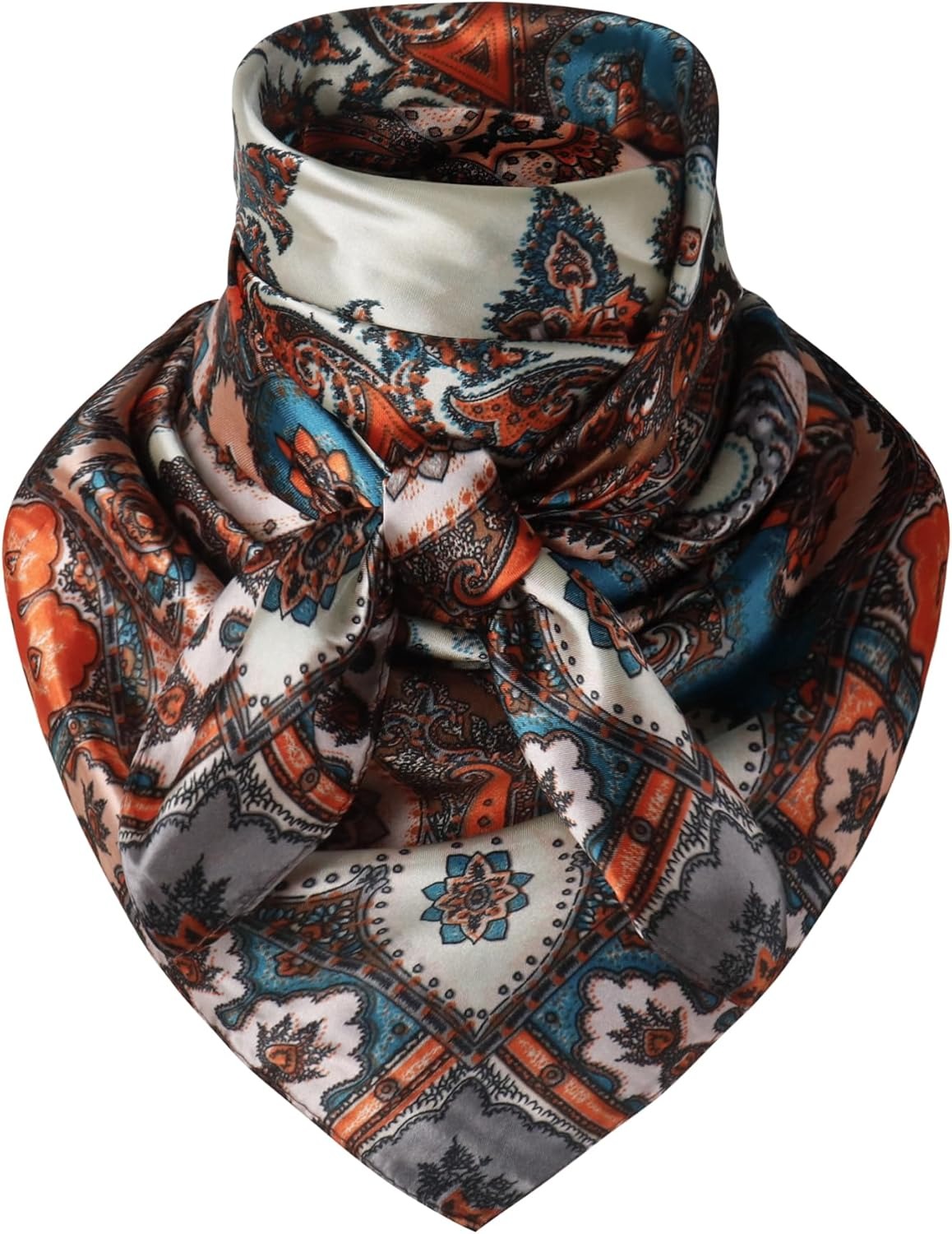Large Western Cowboy Wild Rag Bandana Neck Scarf
