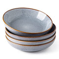 AmorArc Large Stoneware Pasta Bowls Set for Kitchen and Dining