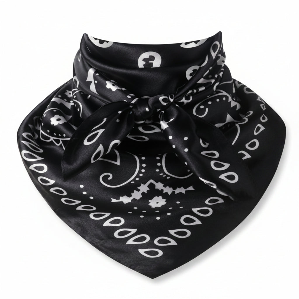 Large Western Cowboy Wild Rag Bandana Neck Scarf