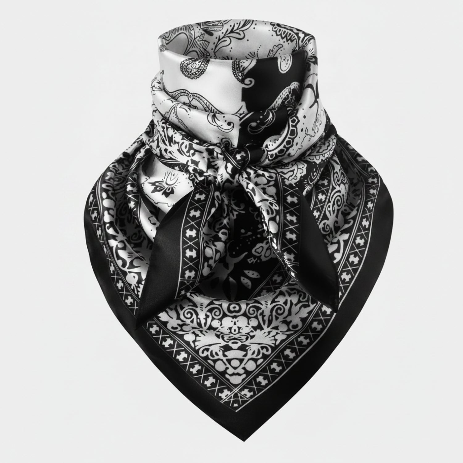Large Western Cowboy Wild Rag Bandana Neck Scarf
