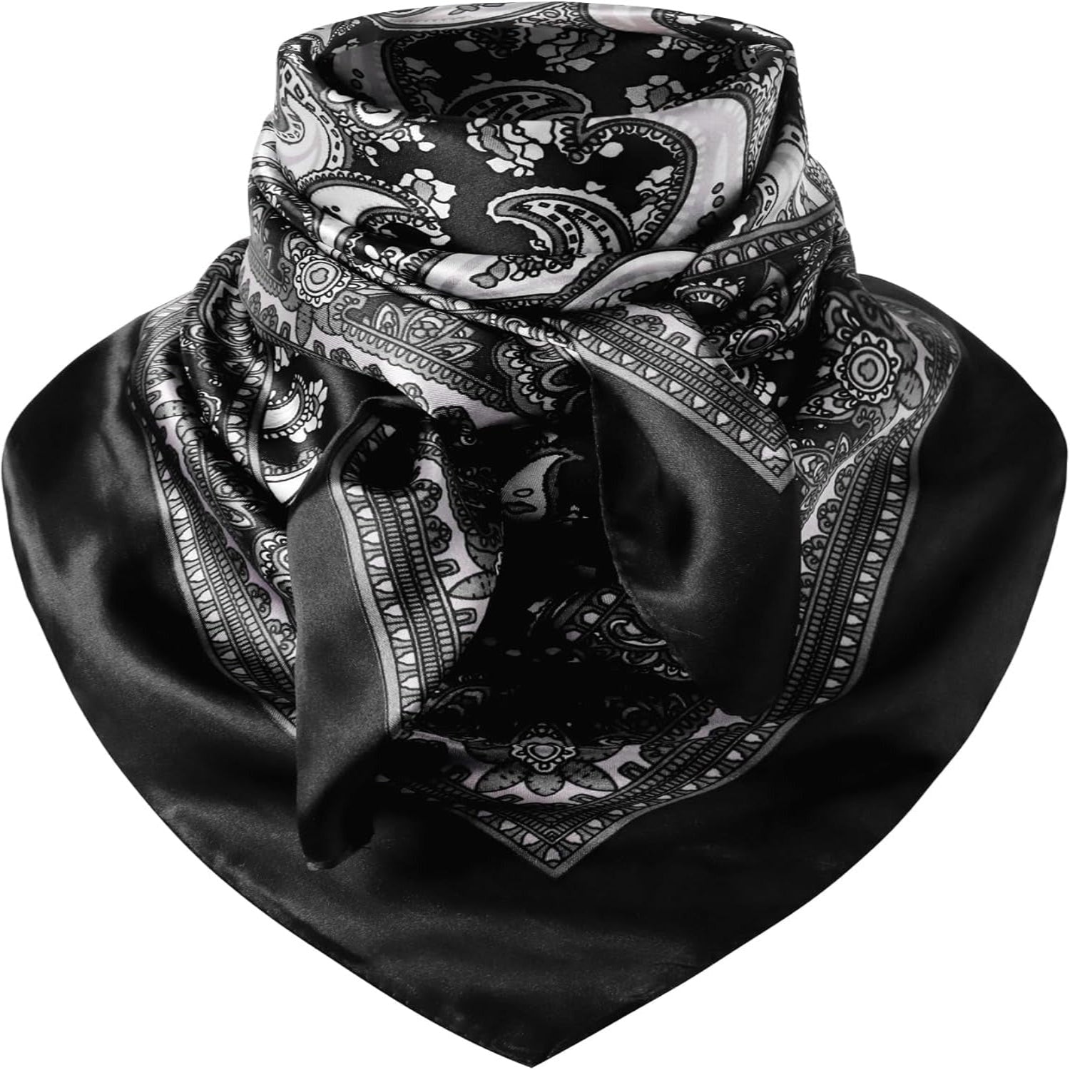 Large Western Cowboy Wild Rag Bandana Neck Scarf